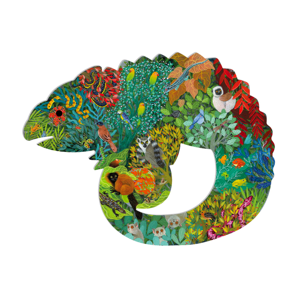 djeco puzz art chameleon