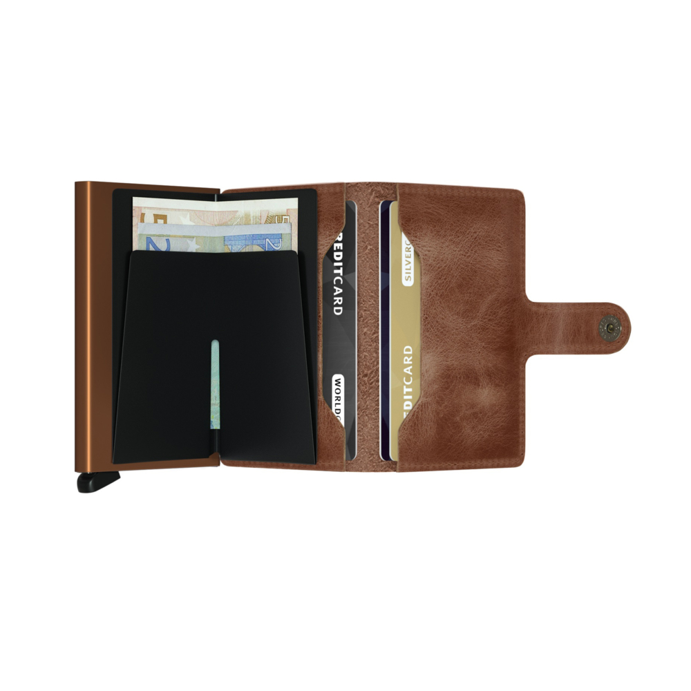 Secrid mini wallet vintage brown