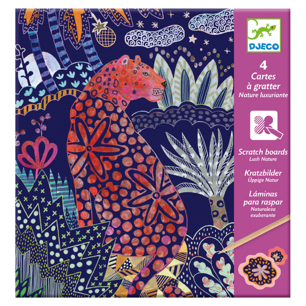 scratch cards luch nature by Djeco