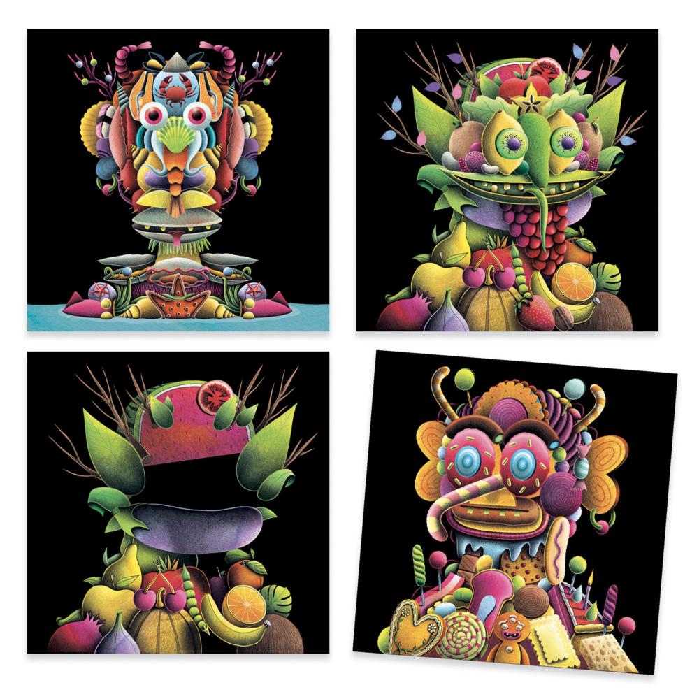 Spring Vegetables Inspired by Giuseppe Arcimboldo, by Djeco