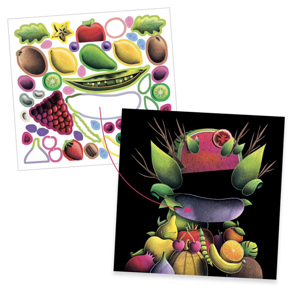 Spring Vegetables Inspired by Giuseppe Arcimboldo, by Djeco
