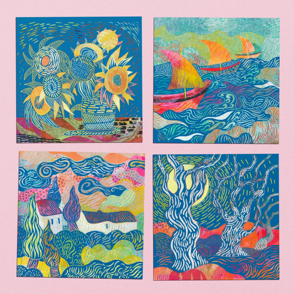 The South inspired by Vincent Van Gogh