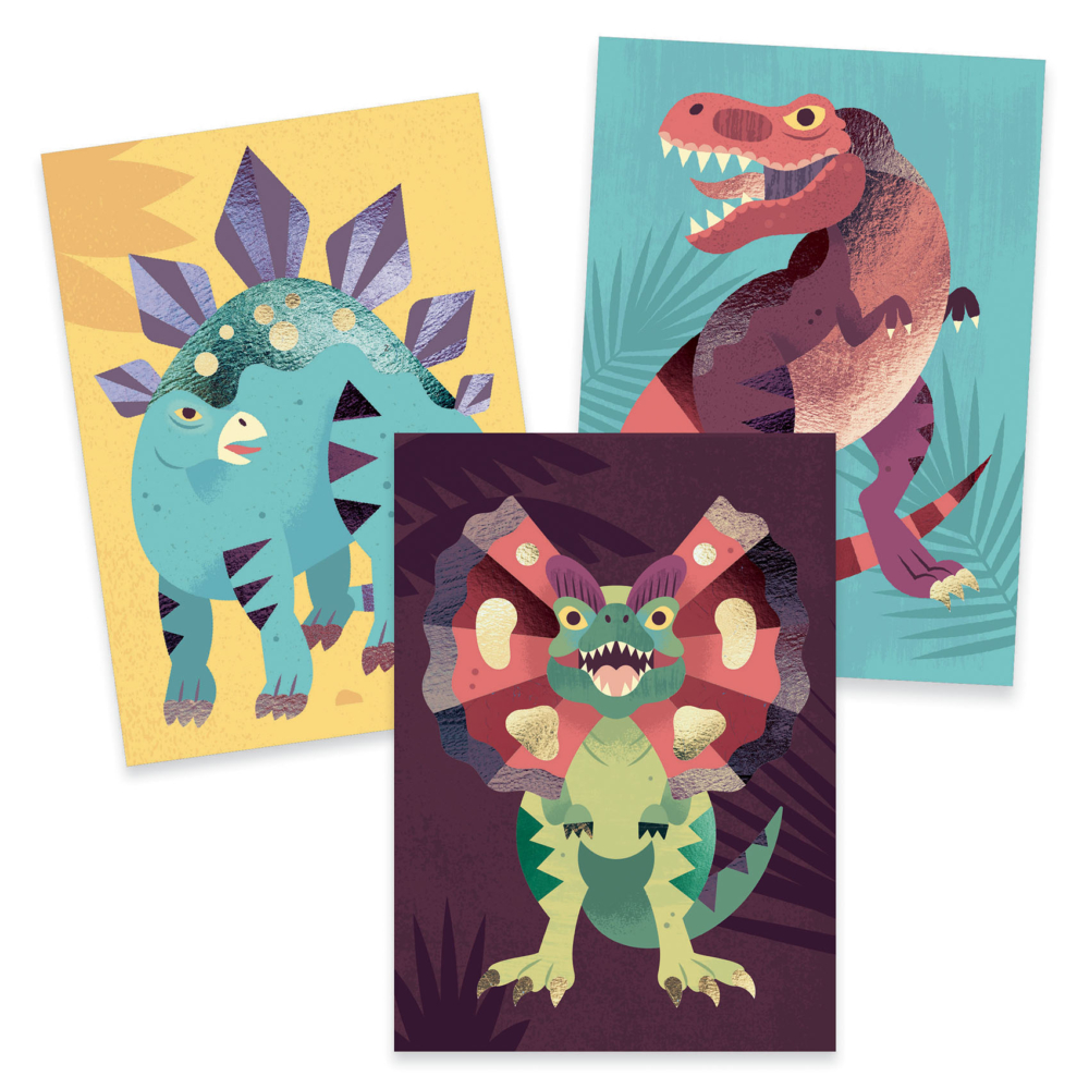 foil pictures jurassic by djeco