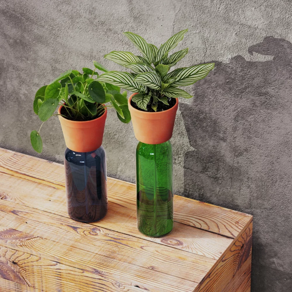 bottle planter by kikkerland