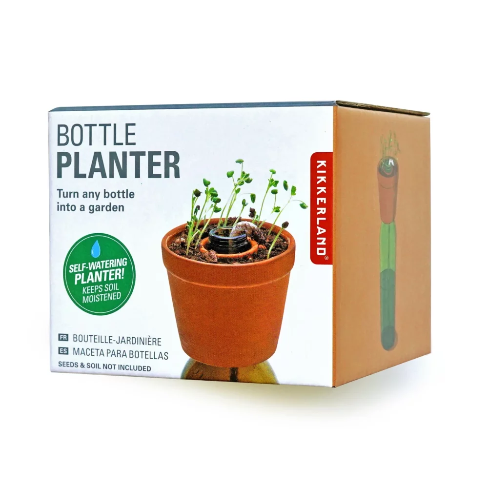 bottle planter by kikkerland