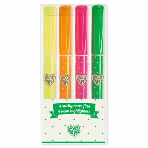 highlighters neon x 4 by djeco