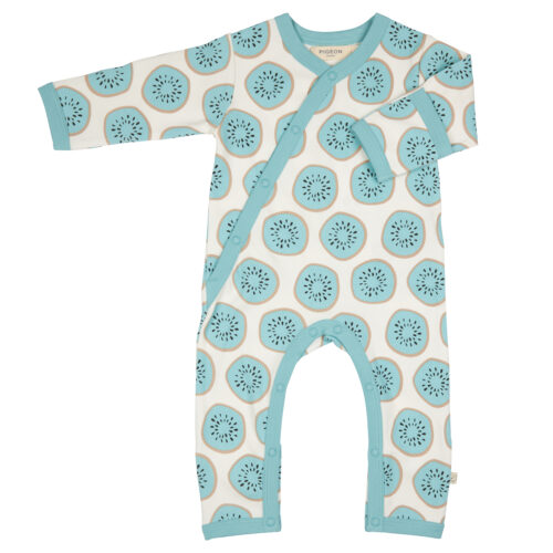 kimono romper kiwis by pigeon organics SS2024