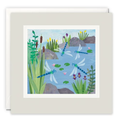 dragonflies paintworks card by JAmes Ellis