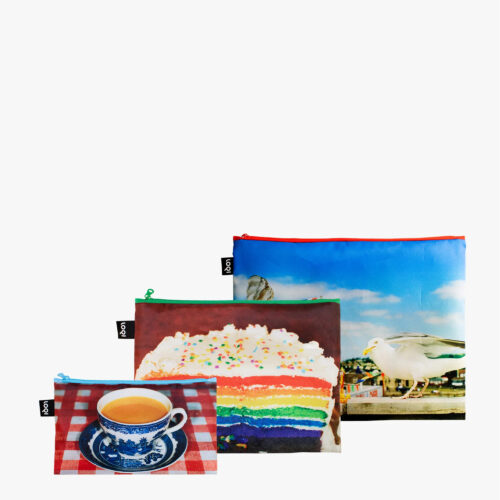 Loqi Martin Parr Zip pockets Seagulls x 3